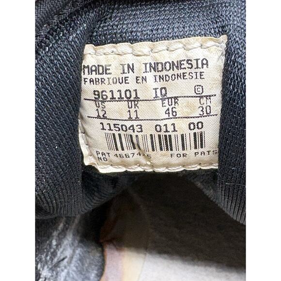 Vintage Nike Baseball Cleats High Top Mens Size 12 Black And White main image 6